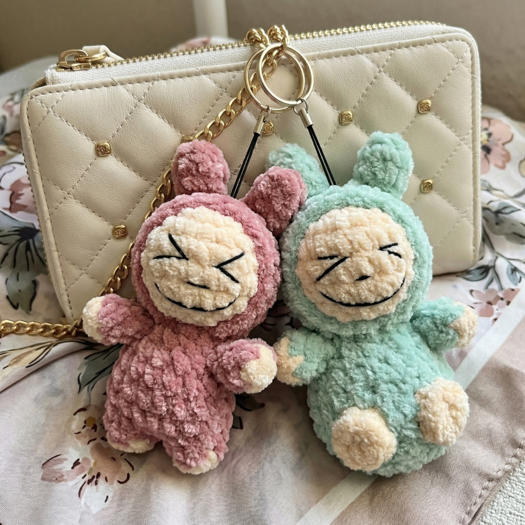 Bunny Keychain Crochet Pattern
