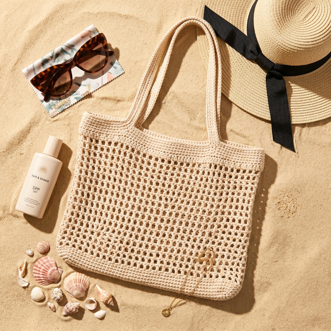 Sandy Shell Crochet Bag