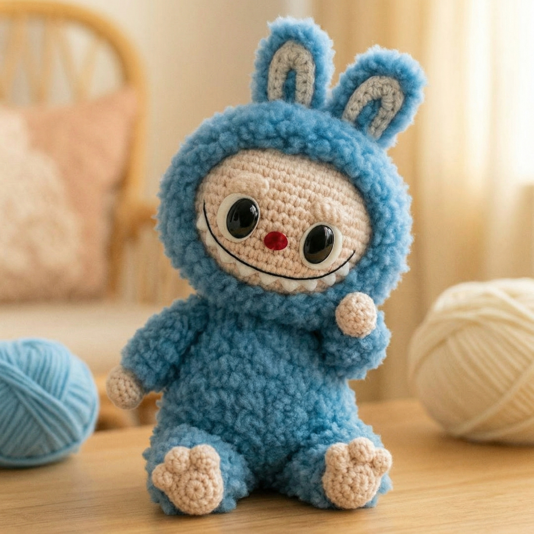 Smiling Bunny Crochet Pattern