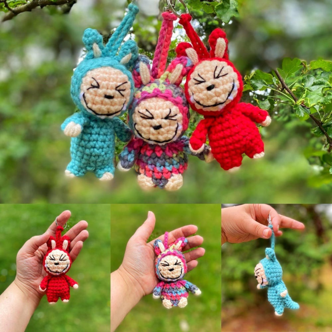 Bunny Keychain Crochet Pattern