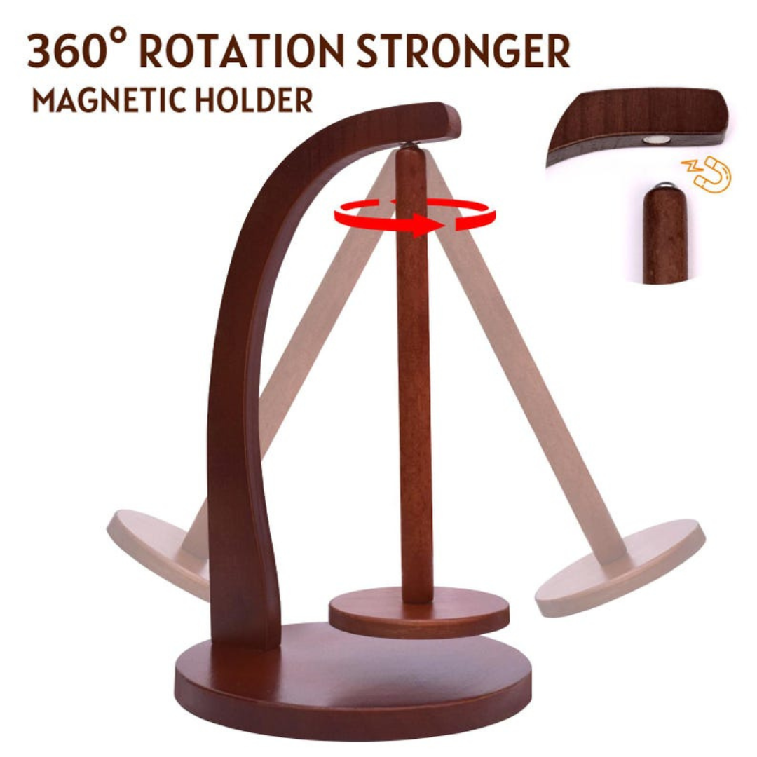 Premium Wooden Magnetic Yarn Holder