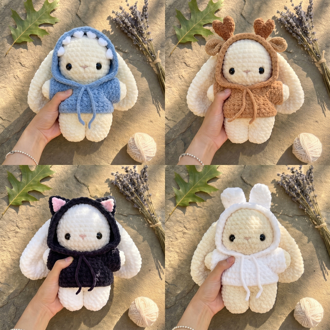 Bunny Friends Crochet Pattern