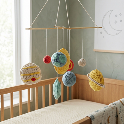 Solar System Crochet Mobile Pattern