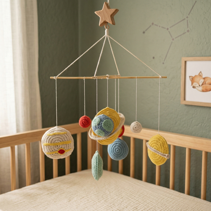 Solar System Crochet Mobile Pattern