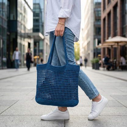 Sandy Shell Crochet Bag
