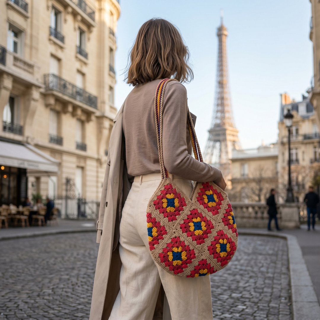 the Bag Granny Crochet Tote Pattern