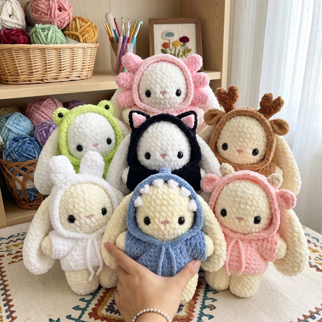 Bunny Friends Crochet Pattern