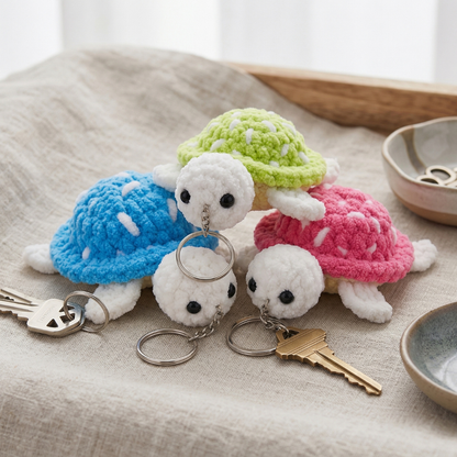 Turtle Crochet Charms Pattern