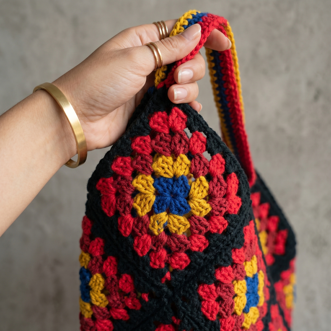 the Bag Granny Crochet Tote Pattern