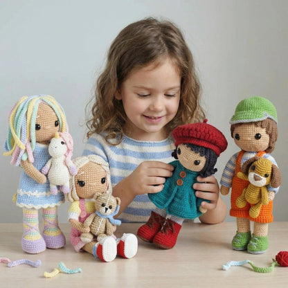 Doll Friends Crochet Pattern