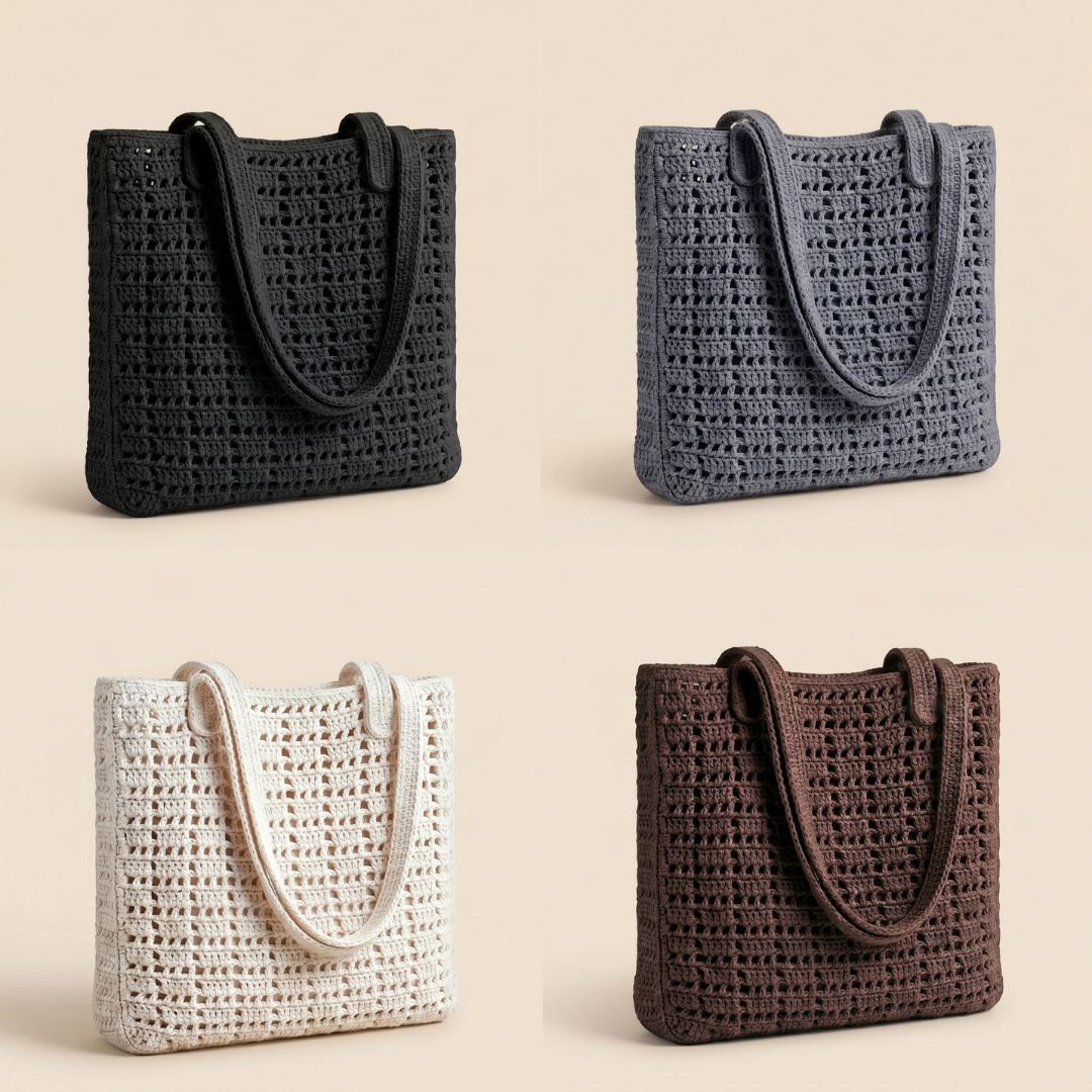 FRESH MESH CROCHET TOTE BAG
